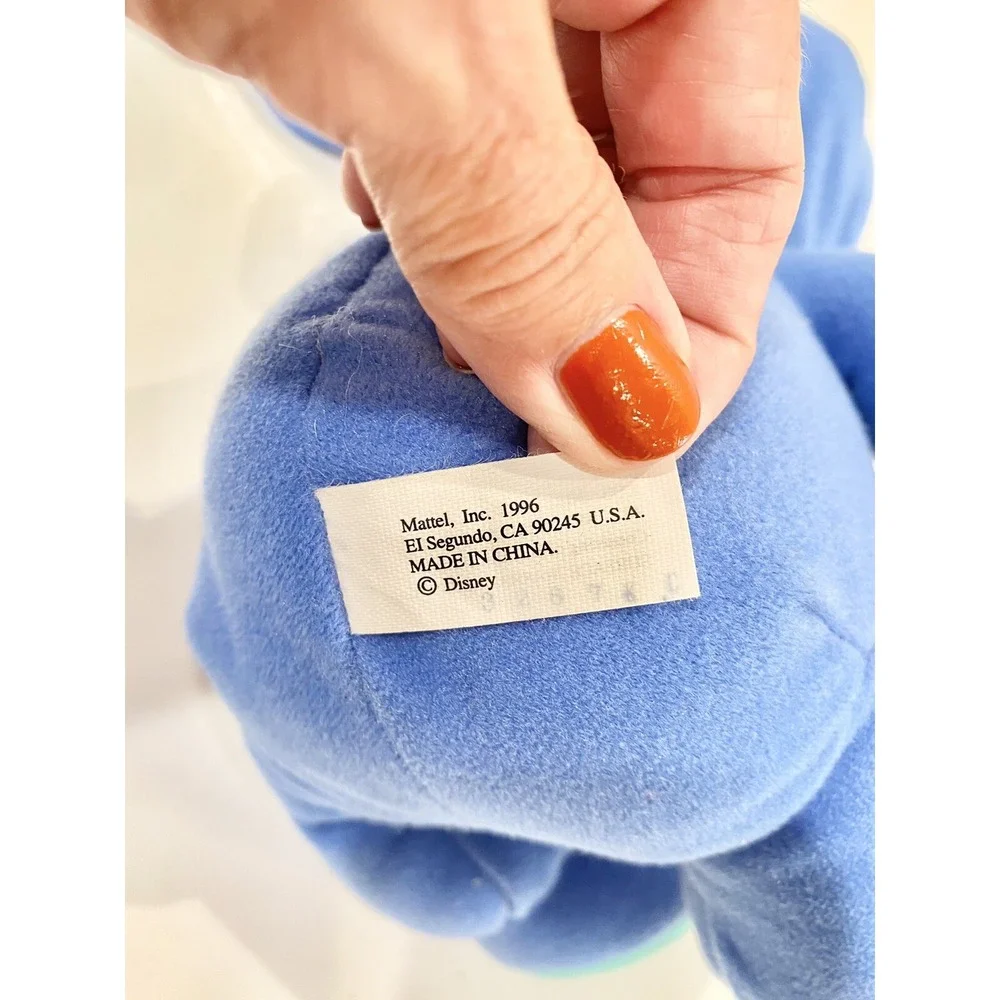 Walt‎ Disney Winnie the Pooh in Blue Bunny Costume Plush Toy 1999 vintage